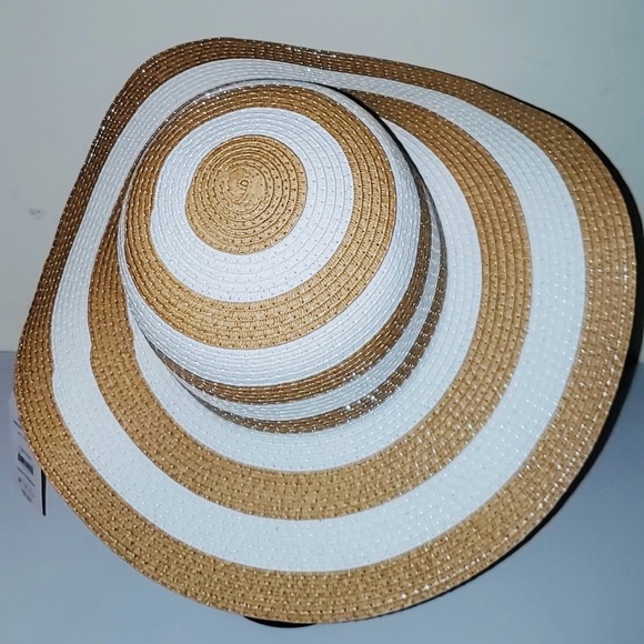Stripe Women’s Floppy Hat | Time & Tru | NWT - Picture 5 of 9